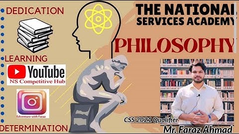 Philosophy |Lec. 1| Introduction to Philosophy |Syllabus |Past Papers |Strategy |Sources