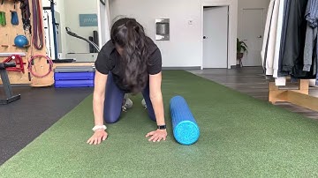 Quadruped Thoracic Rotation w/ Foam Roller