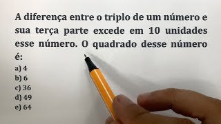 Resolvendo um Problema de Matemática para Concursos | Prof Robson Liers