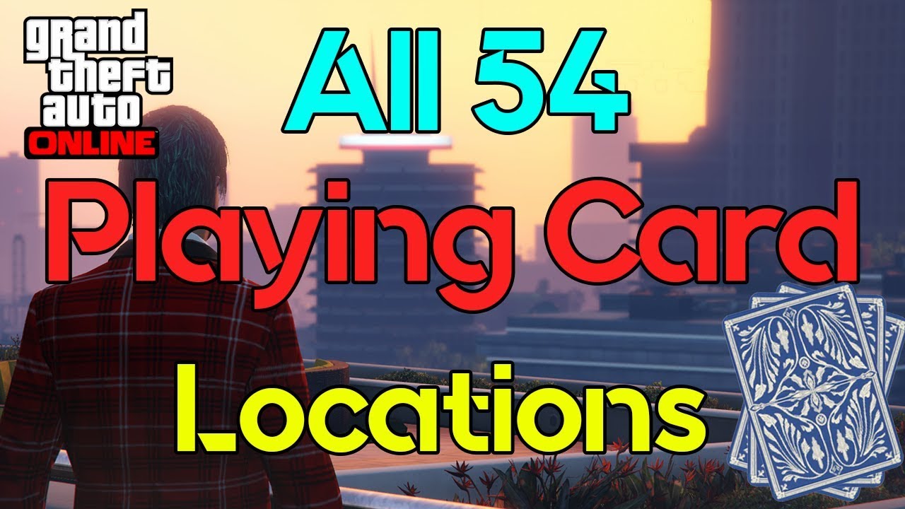 All 54 Playing Card Locations - GTA Online - YouTube