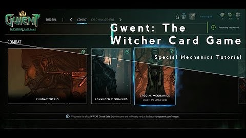 Gwent The Witcher Card Game Special Mechanics Tutorial