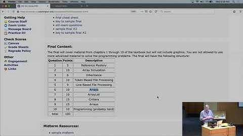 CSE 142, Spring 2020 - Lecture 28 on 6/3/2020 (Wed)