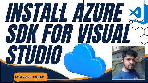 How to install Azure SDK for visual studio