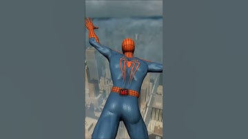 what happened if you jump from highest building in Spiderman Games?