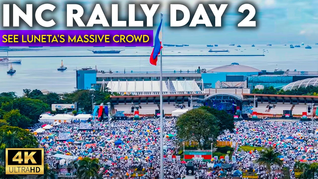 Massive INC Day 2 Anti-Corruption Rally, DAMING TAO! [4K] Luneta Park 2025 Philippines Walking Tour