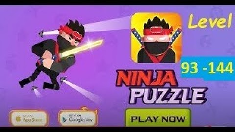 Ninja Puzzle SWORD MODE Level 93 - 144 Gameplay Walkthrough