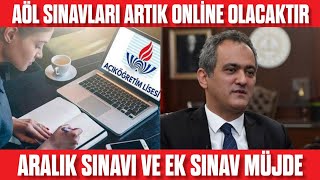 Aöl Sınavları Artık Online Olarak Devam Edecektir Müjde Ek Sınav Durumu