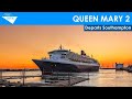 Queen Mary 2 departs Southampton (25/08/2021)