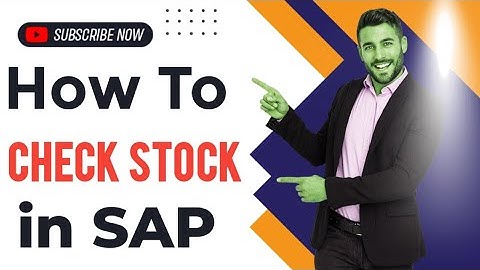 How To Check Stock in SAP  ll SAP Me Stock kaise check kare ll SAP Stock Checking Tcode
