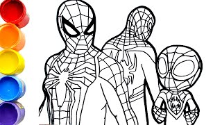 ?how to draw spider man 2 PS5: spider  remastered vs Marvels Spidey and his Amazing Friends - Spin