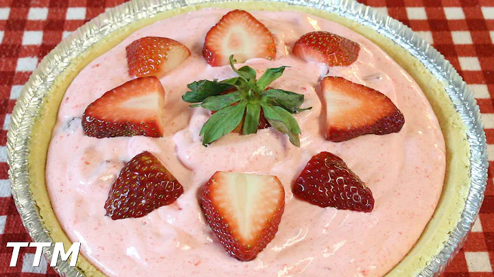 How to Make a Strawberry Pie with Jello and Cool Whip~Easy No-Bake Strawberry Pie