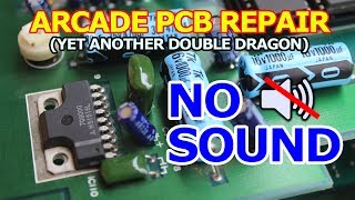 Arcade PCB repair - A board with no sound