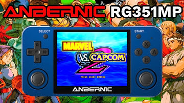 Anbernic RG351MP Handheld | Marvel VS Capcom 2 (Dreamcast) Demo | RetroPie Guy Emulation Gameplay