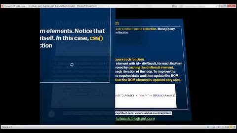 jQuery each function