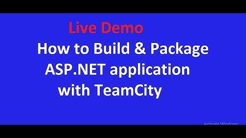 How to Build ASP.NET application with TeamCity
