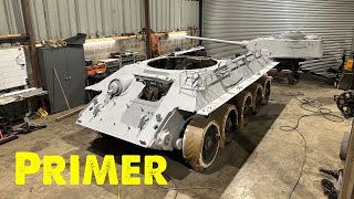 T-34/85 Restoration (Pt.4) PRIMER