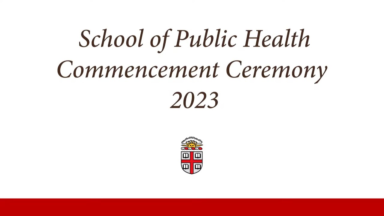 School of Public Health Commencement Ceremony 2023 - YouTube