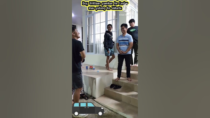Boy William pamitan ke Leslar mau pulang ke Jakarta #lestikejora #rizkybillar #leslar #boywilliam