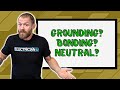 What is the difference between grounding bonding and neutral