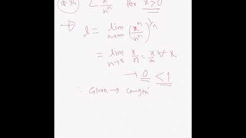 Infinite series mcq 33  to 35
