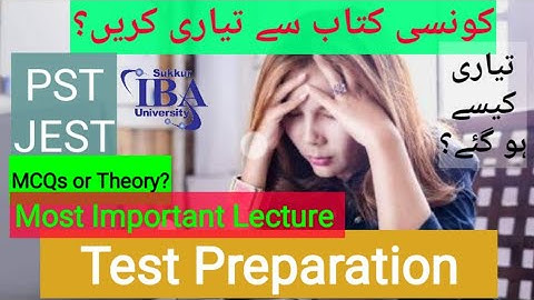 Which book is best for test preparation | PST JEST Test preparation | Guidelines hints for test