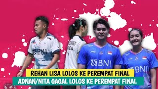 Adnan/Nita Terhenti, Kalah dari Ruttanapak/Jhenica, Relis dan Jafar/Aisyah Lolos R8