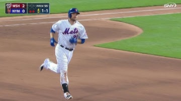 WSH@NYM: Duda puts Mets on the board with solo shot