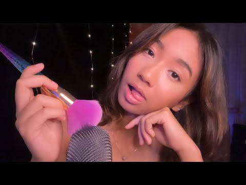 ASMR ~ Tongue Flutters + Brushing for DEEP Tingles