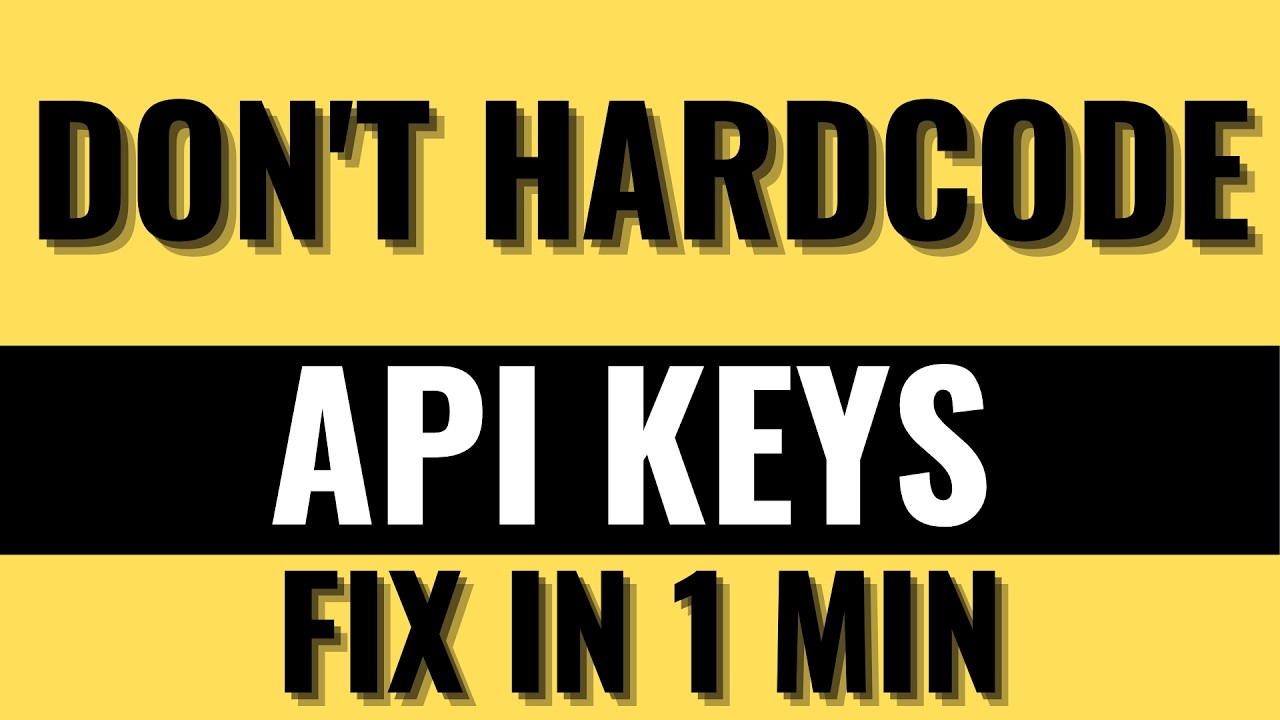 Where to Store API Keys Safely – Beginner Guide 2026 - YouTube