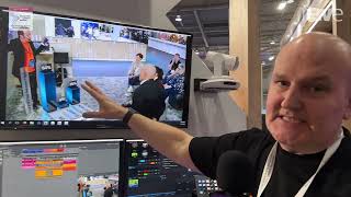 ISE 2024: Vizrt Features Viz Virtual Studio Go System for Virtual and Augmented Reality screenshot 1