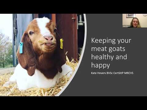 KEEPING YOUR MEAT GOATS HAPPY AND HEALTHY WITH A FOCUS ON WORM CONTROL