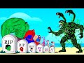 HULK &amp; SPIDER MAN vs GIANTS - VENOM : Returning from the Dead SECRET - FUNNY| Super Heroes Animation