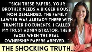 Parents Said 'We're Selling Your House For Your Brother's Wedding' — They Didn't Check The Trust... Wealth