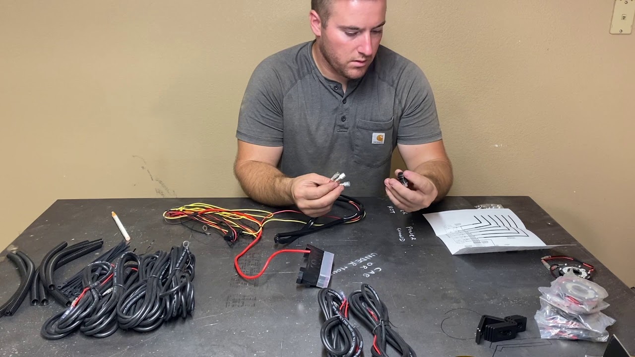 Unboxing and Wiring Layout of Cyclone LED 6-Light Universal Rock Light ...