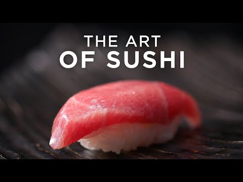 An ealaín na sushi le Daisuke Nakazawa