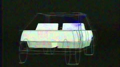 Flow around a car, 1989-1990 (CFD)