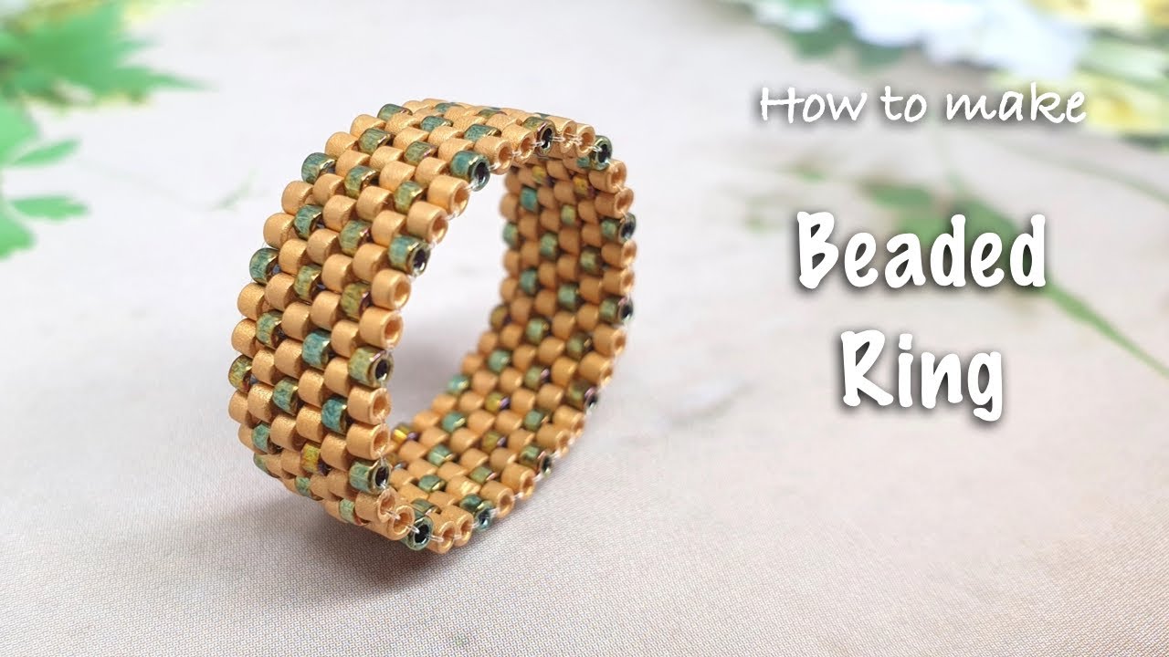 How to make Beaded Ring Beaded Jewelry Fashion Jewelry Fashion