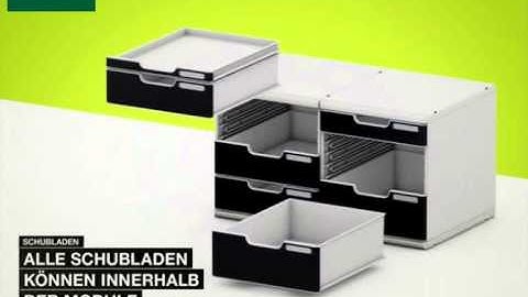 Exacompta Schubladenbox A3 Modulo 324014D schwarz