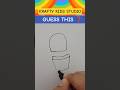 Guess 🤔 This Drawing ❓| How To Draw Hot Air Balloon 🌈 For Kids #shorts #kidsdrawing  #viral