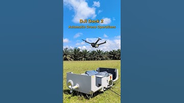 3...2...1... Perfect Landing! Witness DJI Dock in Action! 📹@Halo-robotics  #djiinnovation