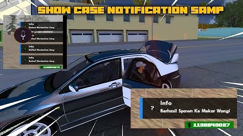 [ Show Case ] Gabut Notification Gta Samp Roleplay