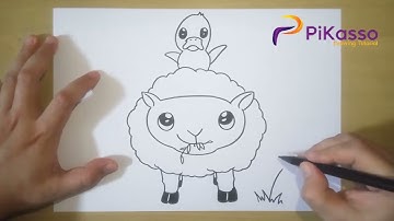 Spring Lamb and Duckling Easy Drawing Tutorial