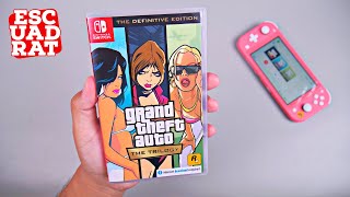 GTA SA Nintendo Switch Lite - Unboxing & Gameplay Grand Theft Auto San Andreas Definitive Edition