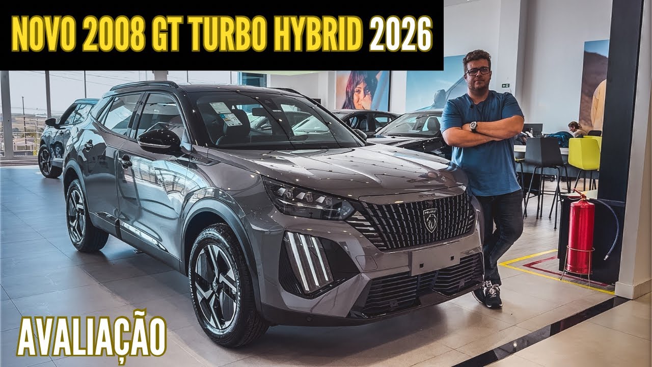 Novo Peugeot 2008 Gt T200 Hybrid 2026 Em Detalhes