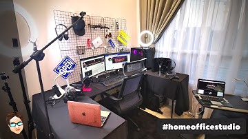 Home Office Studio VLOG: How To Set Up A Productive Workspace (For Online Business & YouTube Videos)