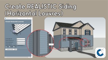 How to Create Exterior Siding in SketchUp | Realistic Building Tutorial 2025 #sketchup_core 