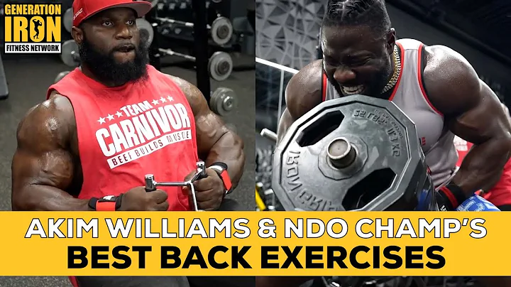 Best Back Exercises Workout | Akim Williams & NDO ...