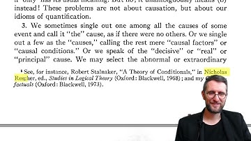 Counterfactual Causation and Preemptive Causes - David Lewis 
