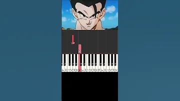 DragonBallZ Dragonballz Goku Dragonball Anime だれでもピアノ ピアノ初心者 簡単ピアノ ドラゴンボールbgm ドラゴンボール 