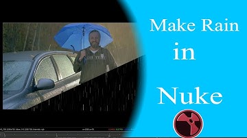 How To Make  Rain , Snow in nuke  || Simple way